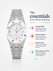 Royal Pop Steel Strass Bracelet | TOP version