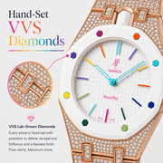 Royal Pop Rose Gold Strass Bracelet | RIGHT version