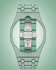 Royal Pop Ceramic Strass Bracelet - GREEN EIGHT