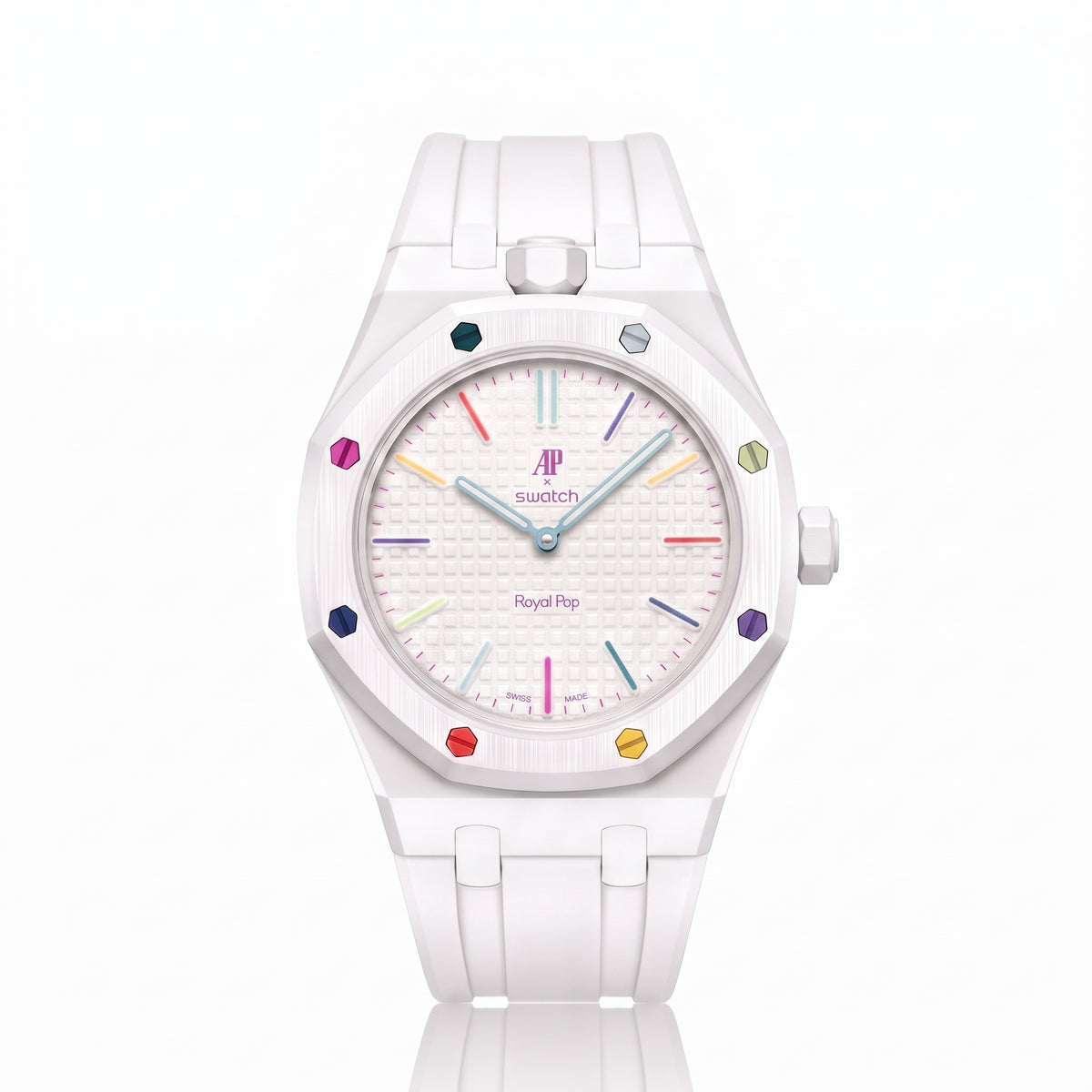HUIT BLANC | COMPLETO DI CINTURINO IN GOMMA