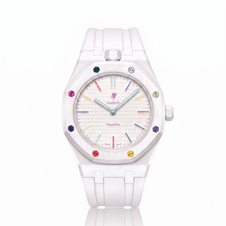 HUIT BLANC | COMPLETO DI CINTURINO IN GOMMA