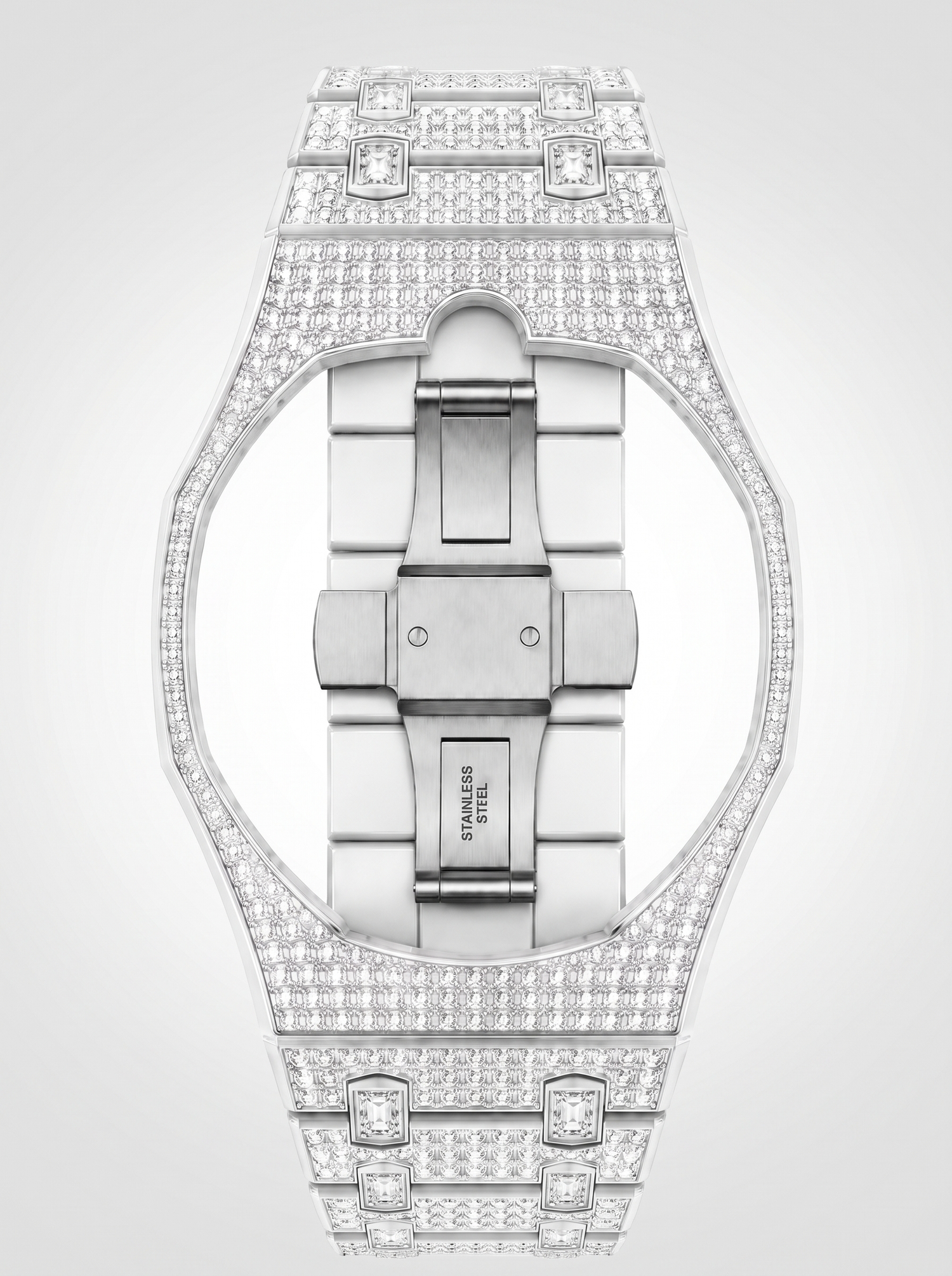 Royal Pop Ceramic Strass Bracelet - HUIT BLANC