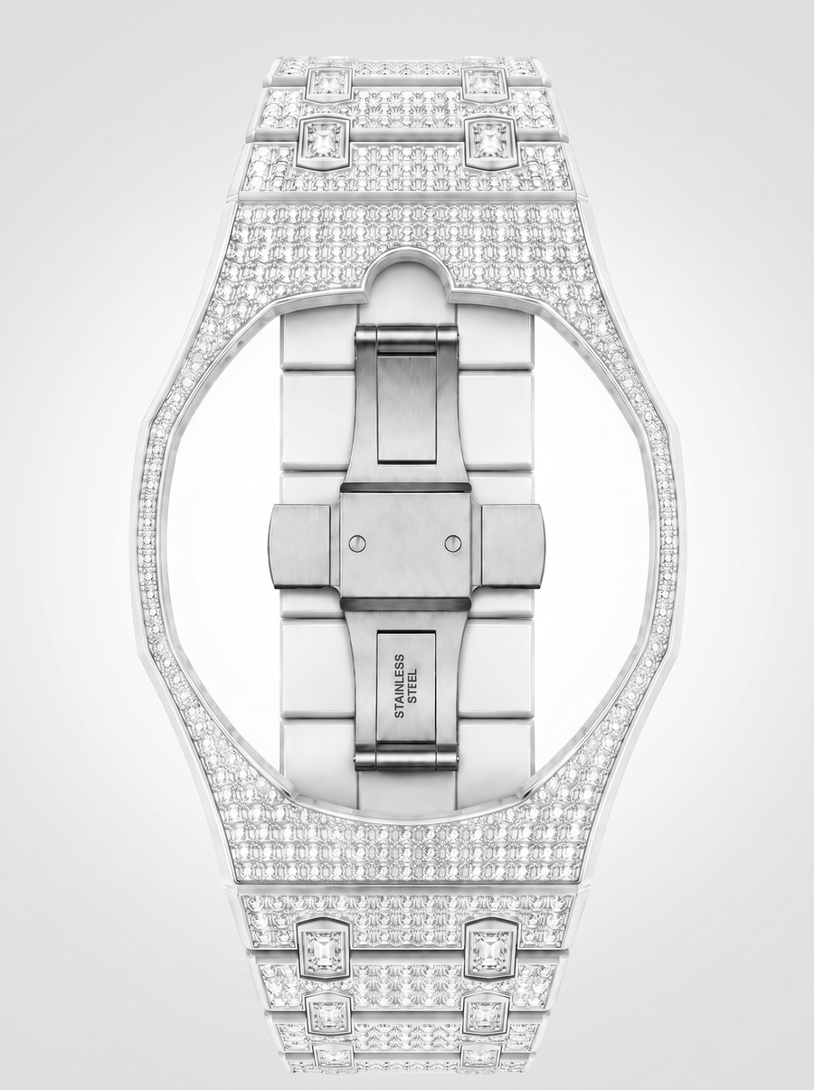 Royal Pop Ceramic Strass Bracelet - HUIT BLANC